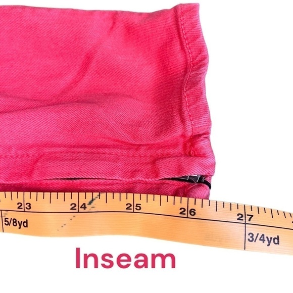 Rag & Bone Zipper Capri in Dark Coral - Picture 12 of 15